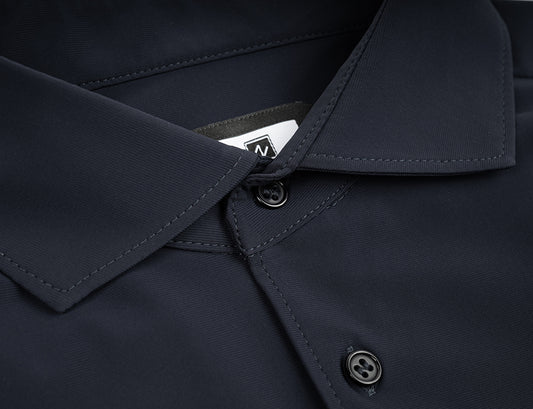 Neycko Menswear BV Shirt Long Sleeve, Noan Shirts Navy Blue