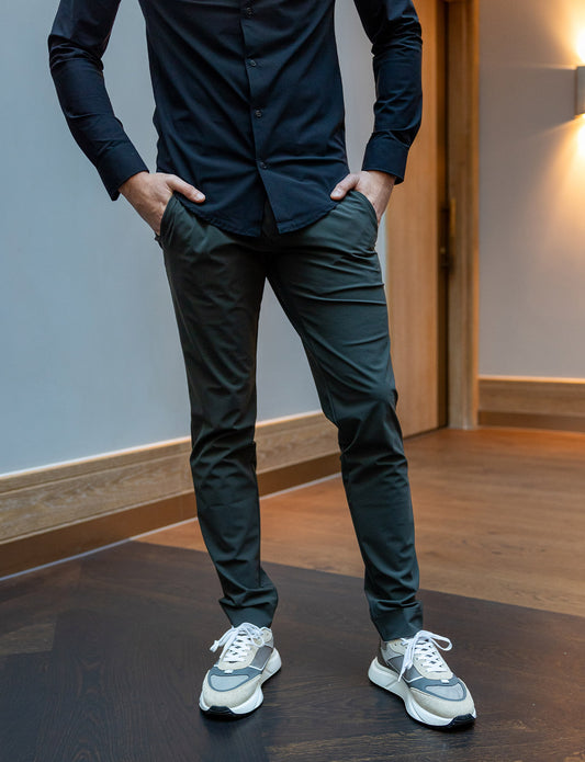 Neycko Menswear BV Trouser Classic, Nico Trousers Forest Green