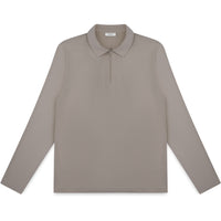 Neycko Menswear BV Polo zip LS, Fill Polo's Roast