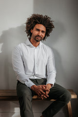 Neycko Menswear BV Shirt Long Sleeve, Noan Shirts White