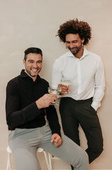 Neycko Menswear BV Shirt Long Sleeve, Noan Shirts White