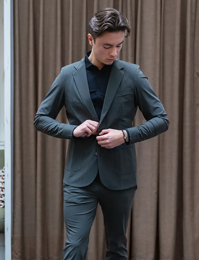 Colbert sport slim fit forest green
