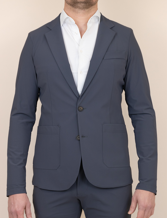 Colbert sport slim fit antraciet