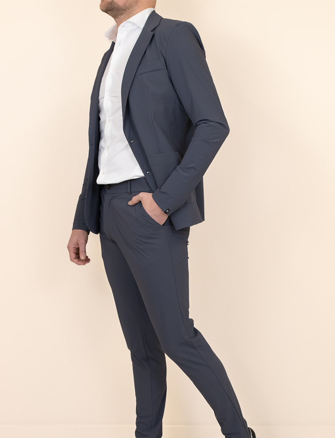 Colbert sport slim fit antraciet